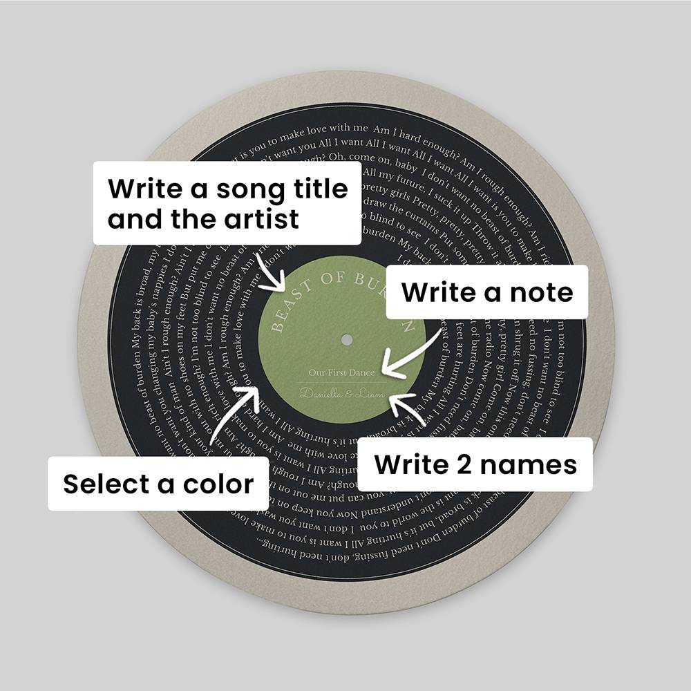 Music Memories Custom Slipmat-4 product photo