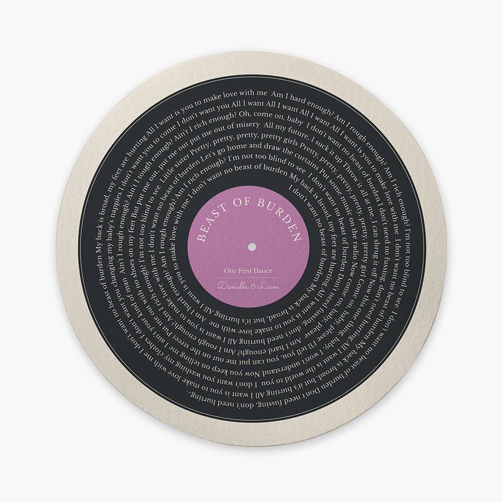 Music Memories Custom Slipmat-5 product photo