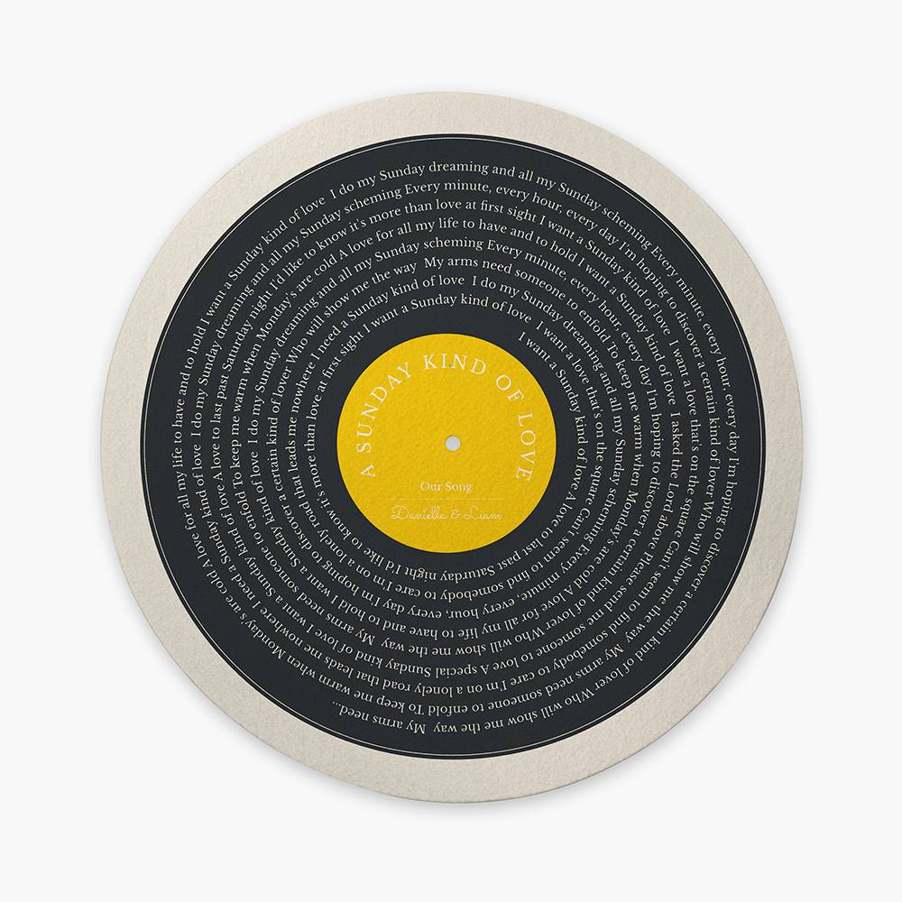 Music Memories Custom Slipmat-9 product photo