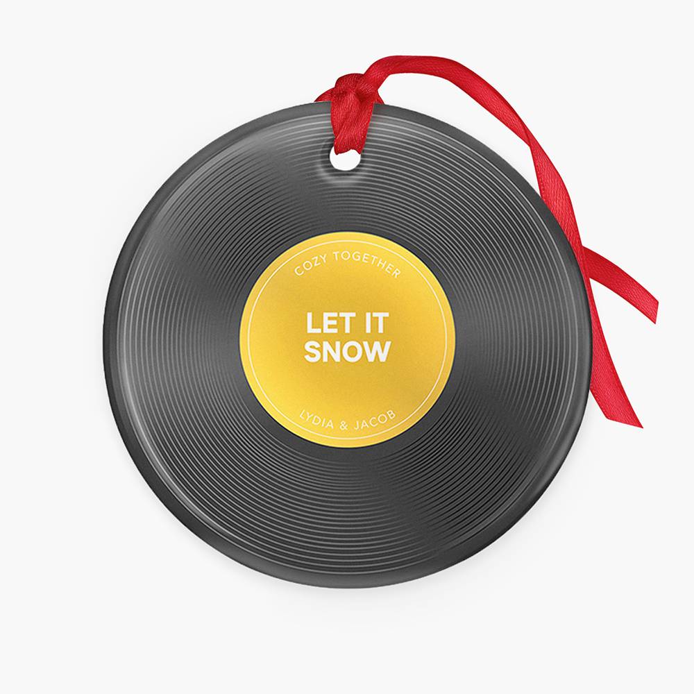 Music Memories Personalized Ceramic Ornament-2 product photo