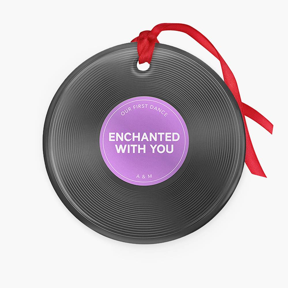 Music Memories Personalized Ceramic Ornament-5 product photo