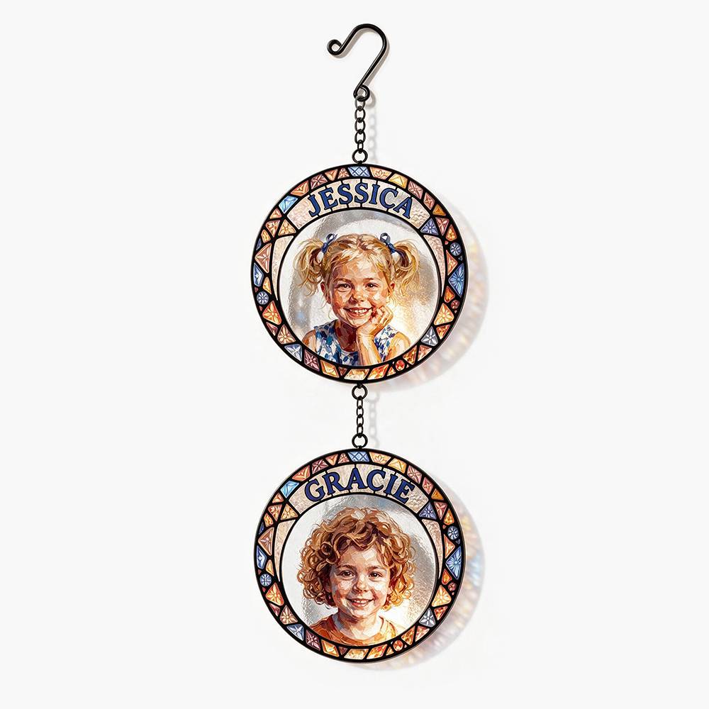 My Little Sunshines – Custom Multi-Portrait Suncatcher-1 My Little Sunshines – Custom Multi-Portrait Suncatcher-1 product photo