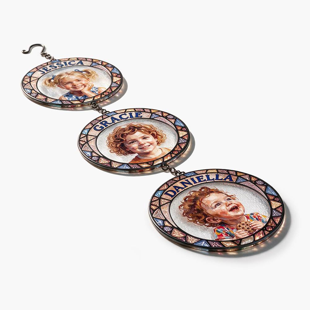 My Little Sunshines – Custom Multi-Portrait Suncatcher-5 My Little Sunshines – Custom Multi-Portrait Suncatcher-5 product photo