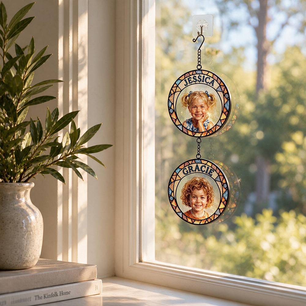 My Little Sunshines – Custom Multi-Portrait Suncatcher-2 My Little Sunshines – Custom Multi-Portrait Suncatcher-2 product photo