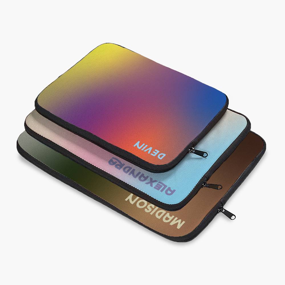 Name Drop - Custom Laptop Sleeve-2 product photo