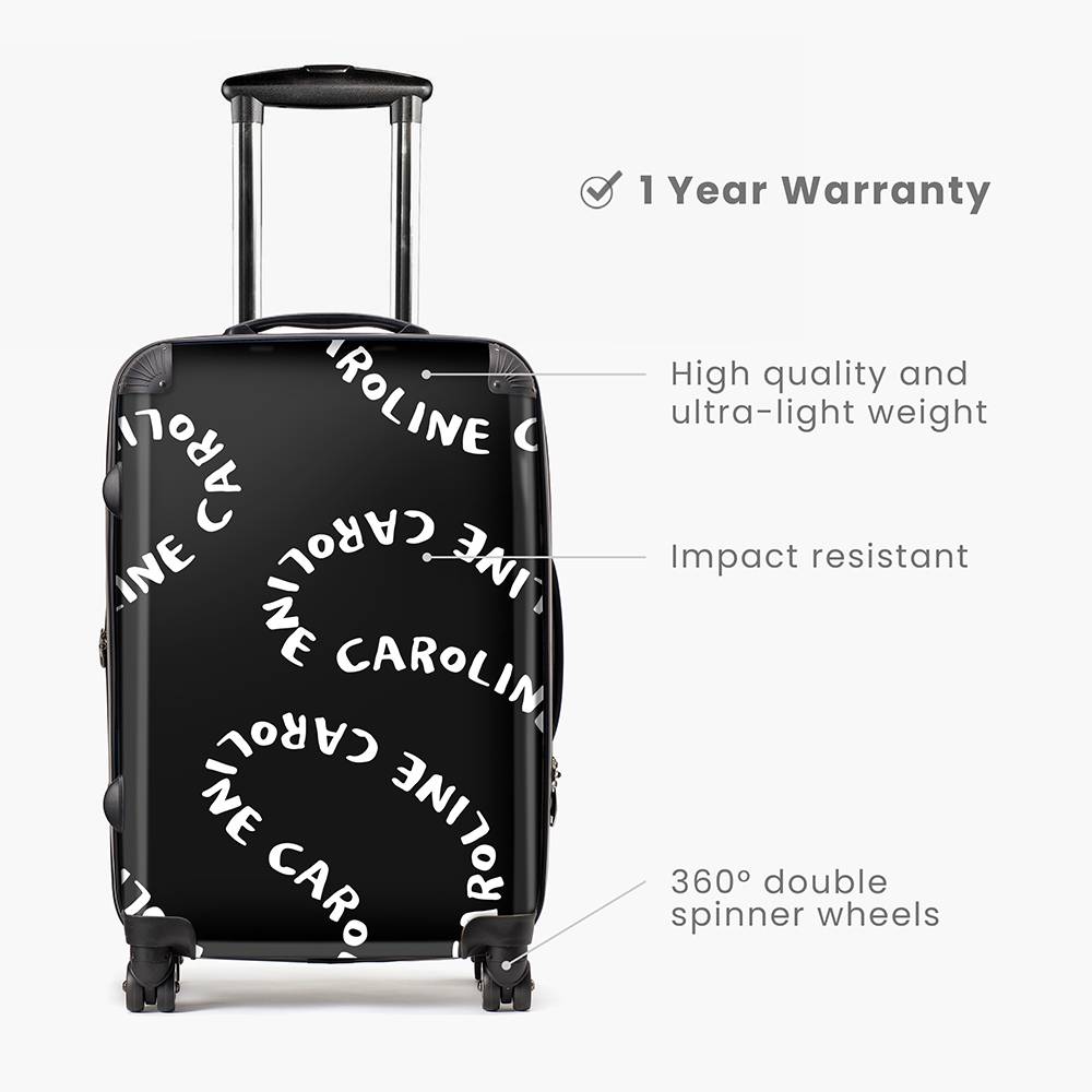 Name Tag - Custom Medium Check-In Suitcase-9 Name Tag - Custom Medium Check-In Suitcase-9 product photo