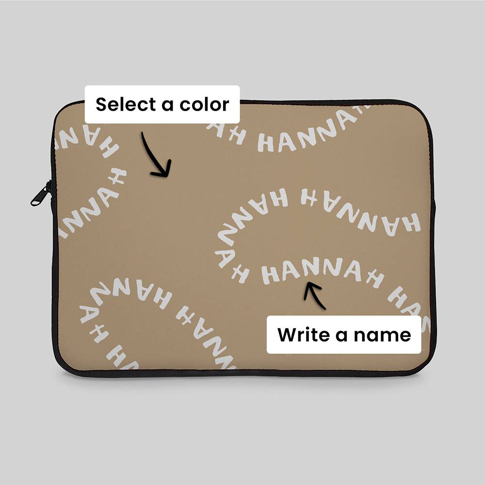 Name Twist - Custom Laptop Sleeve-5 Name Twist - Custom Laptop Sleeve-5 product photo