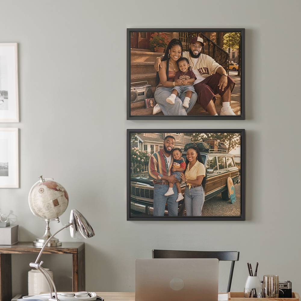 Neon Streets – Custom Portrait Canvas-2 product photo