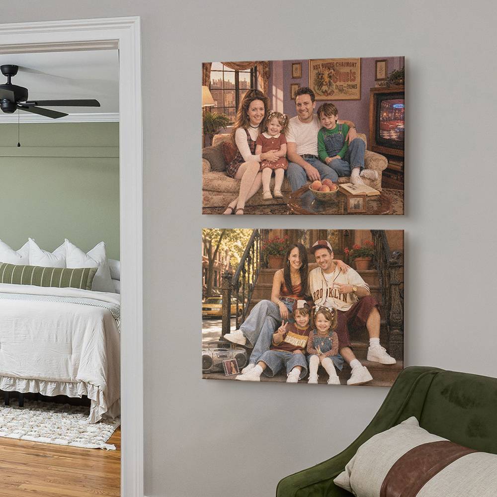 Neon Streets – Custom Portrait Metal-2 product photo