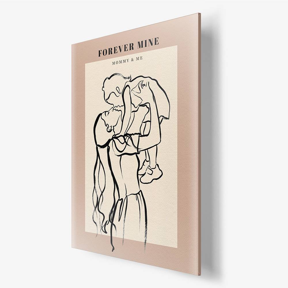 One Line Home - Custom Portrait Acrylic-7 product photo