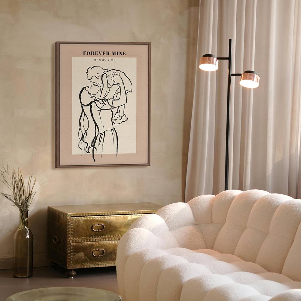 One Line Home - Custom Portrait Canvas-5 product photo