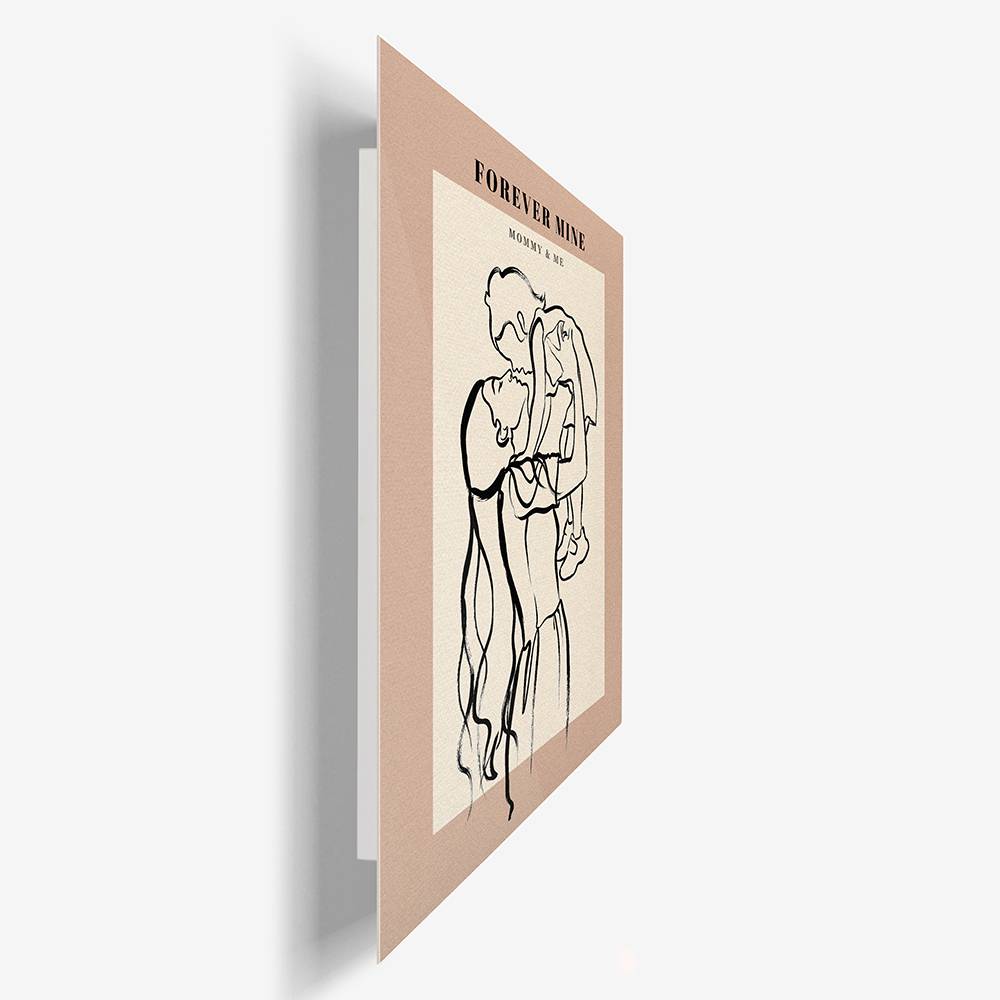 One Line Home - Custom Portrait Metal-8 product photo