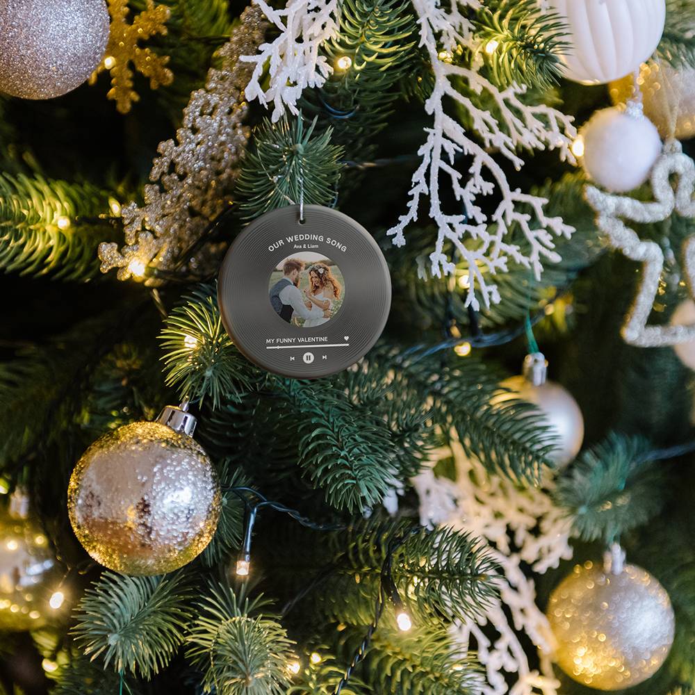 Our Special Song Personalized Ceramic Ornament-1 product photo