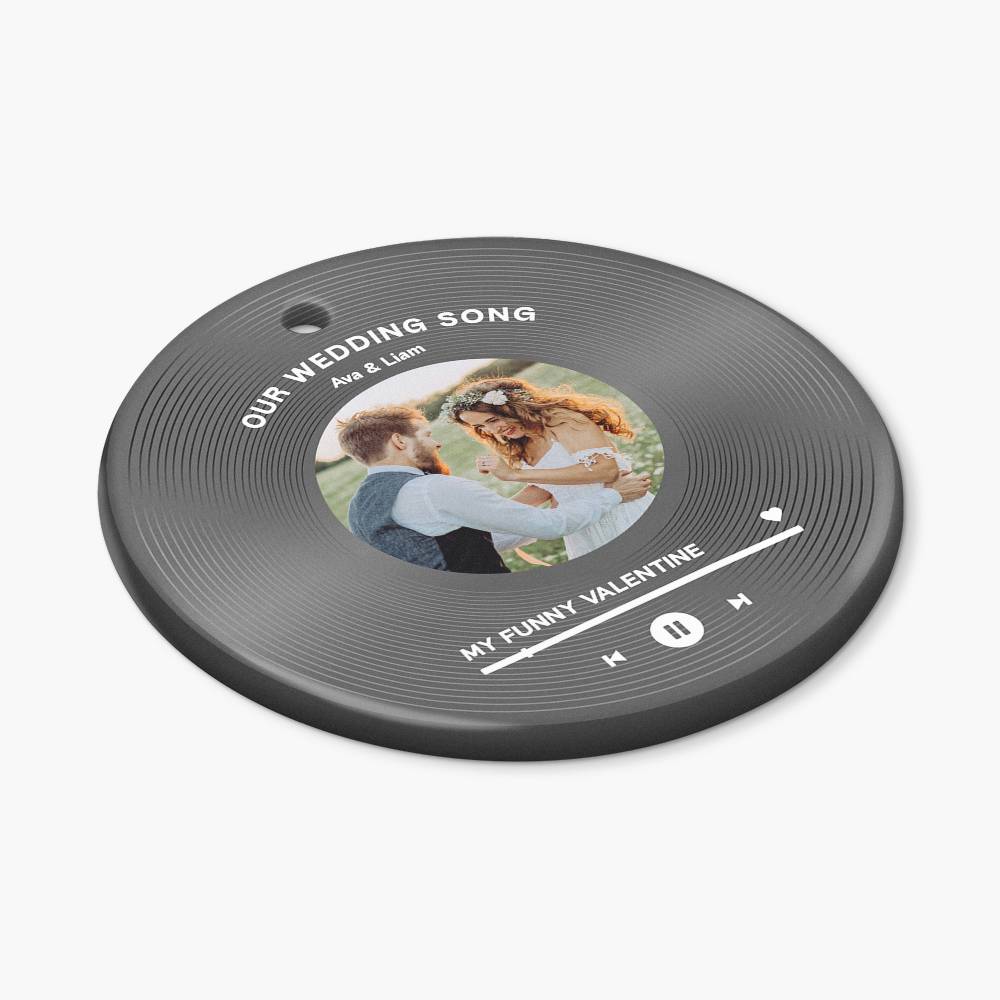 Our Special Song Personalized Ceramic Ornament Set of Three-1 product photo
