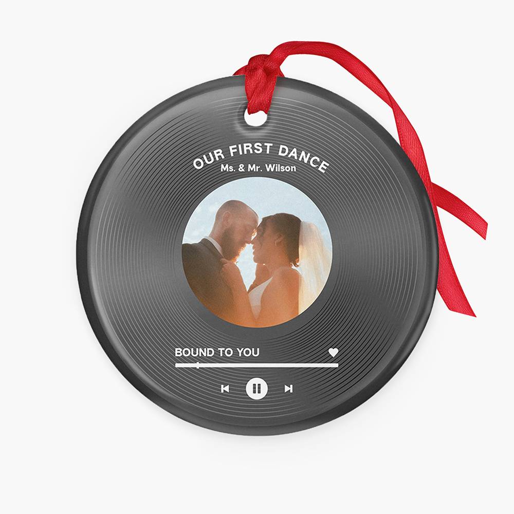 Our Special Song Personalized Ceramic Ornament-4 product photo