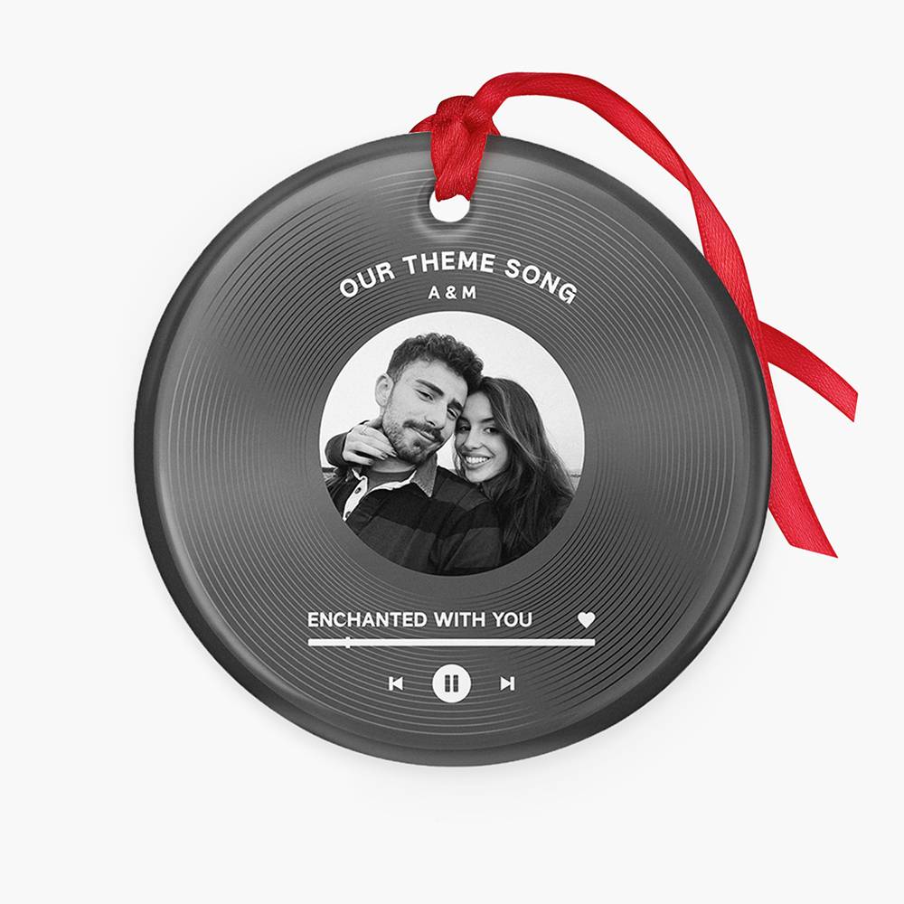 Our Special Song Personalized Ceramic Ornament-5 product photo