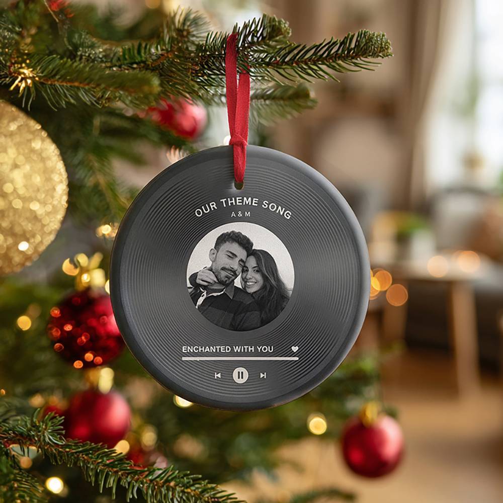 Our Special Song Personalized Ceramic Ornament