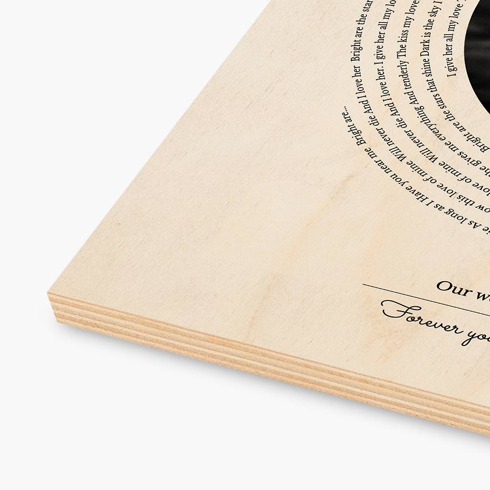 Our Special Song with Picture - Custom Wood Wall Art-2 Our Special Song with Picture - Custom Wood Wall Art-2 product photo