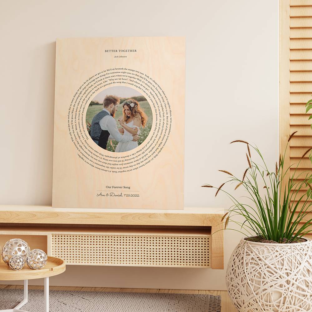 Our Special Song with Picture - Custom Wood Wall Art-3 Our Special Song with Picture - Custom Wood Wall Art-3 product photo