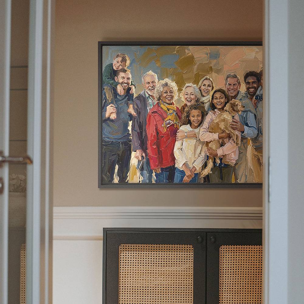 Painted to Perfection - Custom Oil Painting Portrait Canvas-6 Painted to Perfection - Custom Oil Painting Portrait Canvas-6 product photo