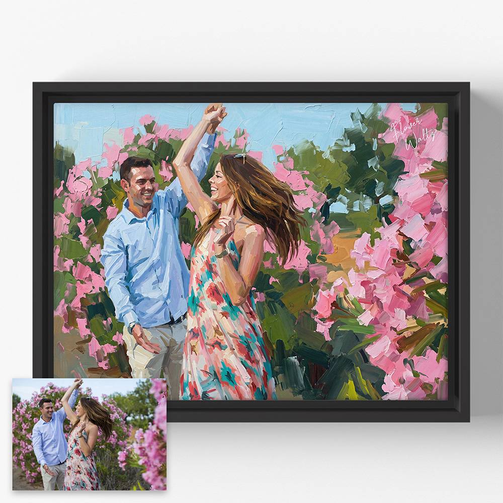 Painted to Perfection - Custom Oil Painting Portrait Canvas-6 product photo