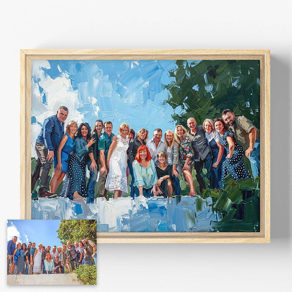 Painted to Perfection - Custom Oil Painting Portrait Canvas-1 Painted to Perfection - Custom Oil Painting Portrait Canvas-1 product photo