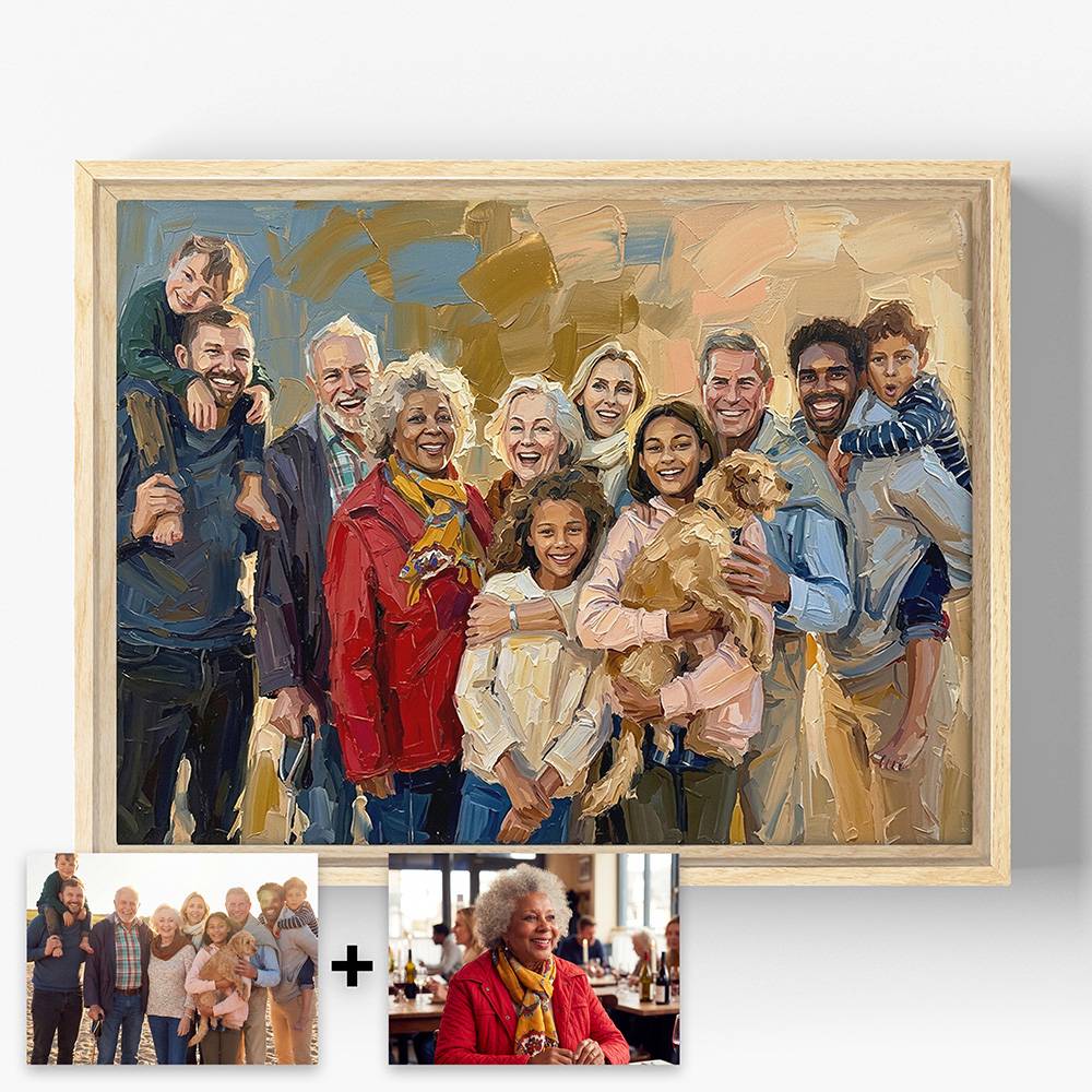 Painted to Perfection - Custom Oil Painting Portrait Canvas-5 Painted to Perfection - Custom Oil Painting Portrait Canvas-5 product photo