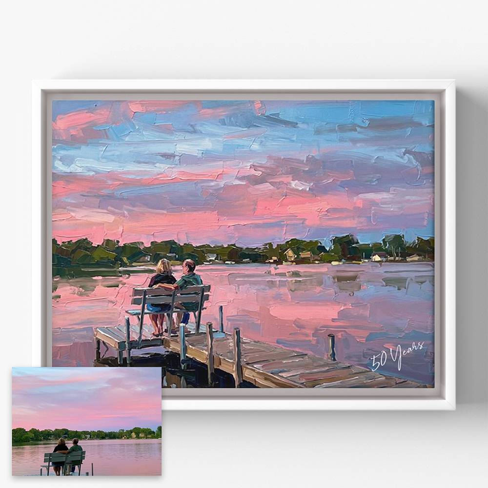 Painted to Perfection - Custom Oil Painting Portrait Canvas-8 Painted to Perfection - Custom Oil Painting Portrait Canvas-8 product photo