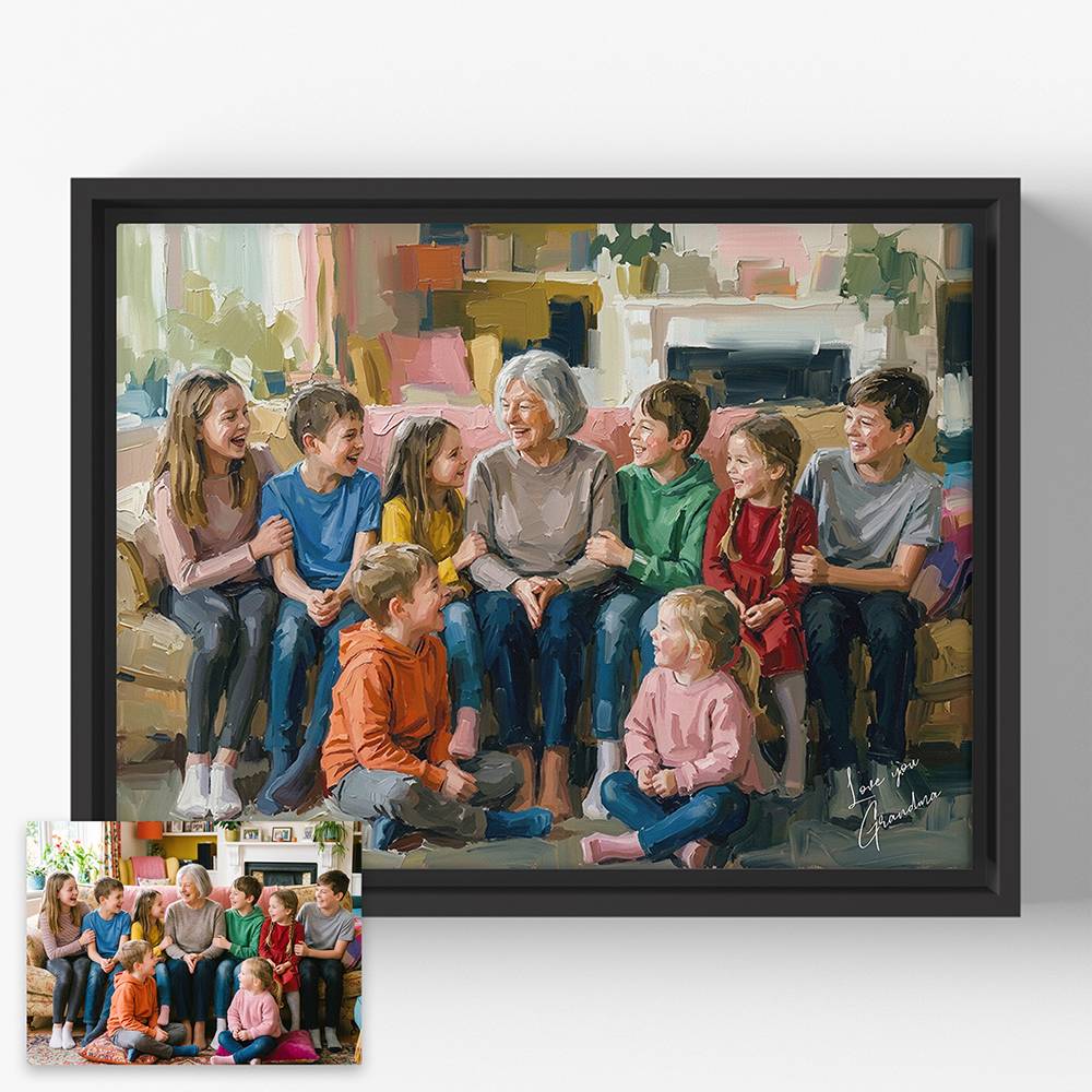 Painted to Perfection - Custom Oil Painting Portrait Canvas-9 Painted to Perfection - Custom Oil Painting Portrait Canvas-9 product photo