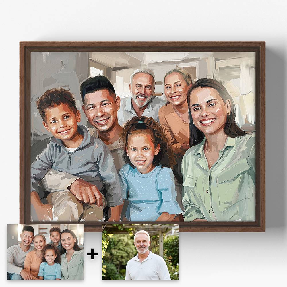 Painted to Perfection - Custom Oil Painting Portrait Canvas-7 Painted to Perfection - Custom Oil Painting Portrait Canvas-7 product photo