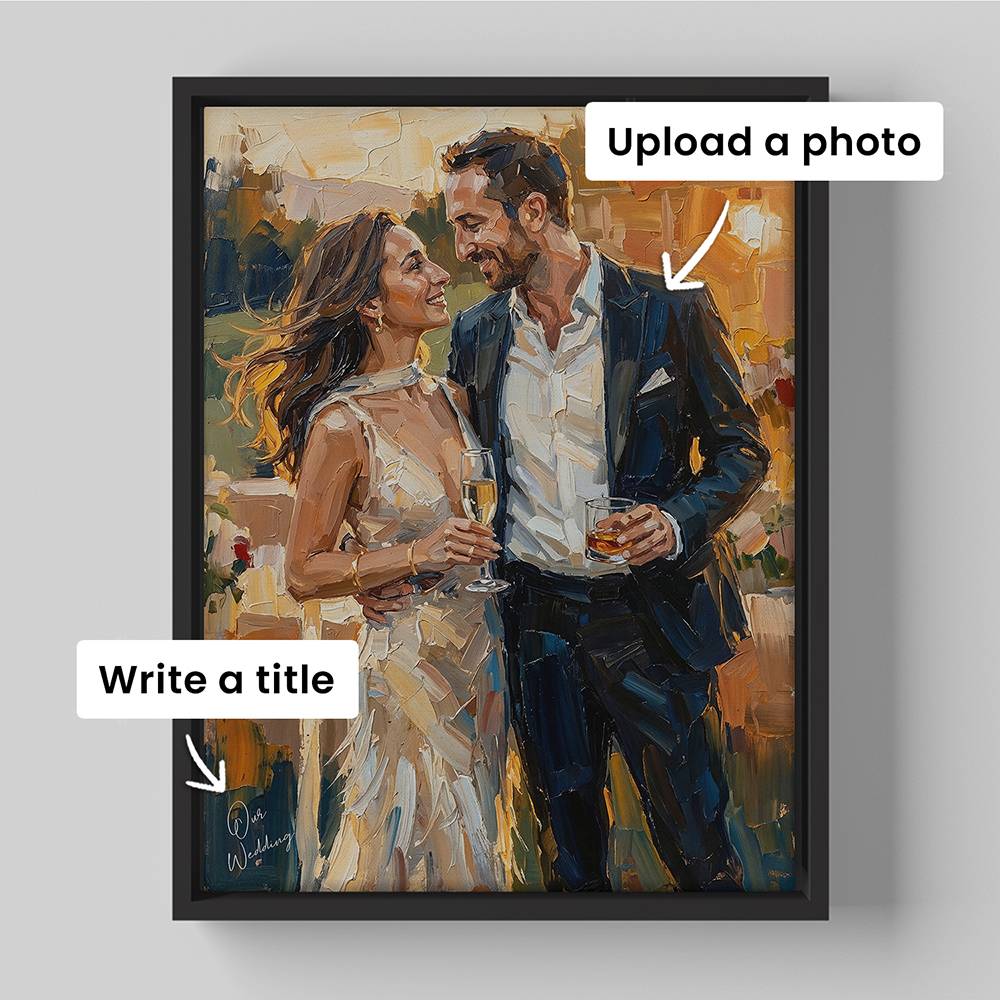 Painted Vows – Custom Oil Painting Canvas-7 Painted Vows – Custom Oil Painting Canvas-7 product photo