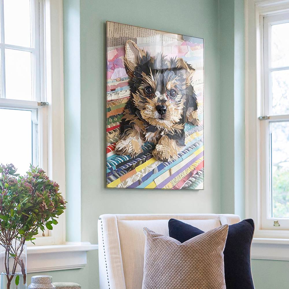 Paper Craft - Custom Pet Collage Portrait Acrylic-3 Paper Craft - Custom Pet Collage Portrait Acrylic-3 product photo
