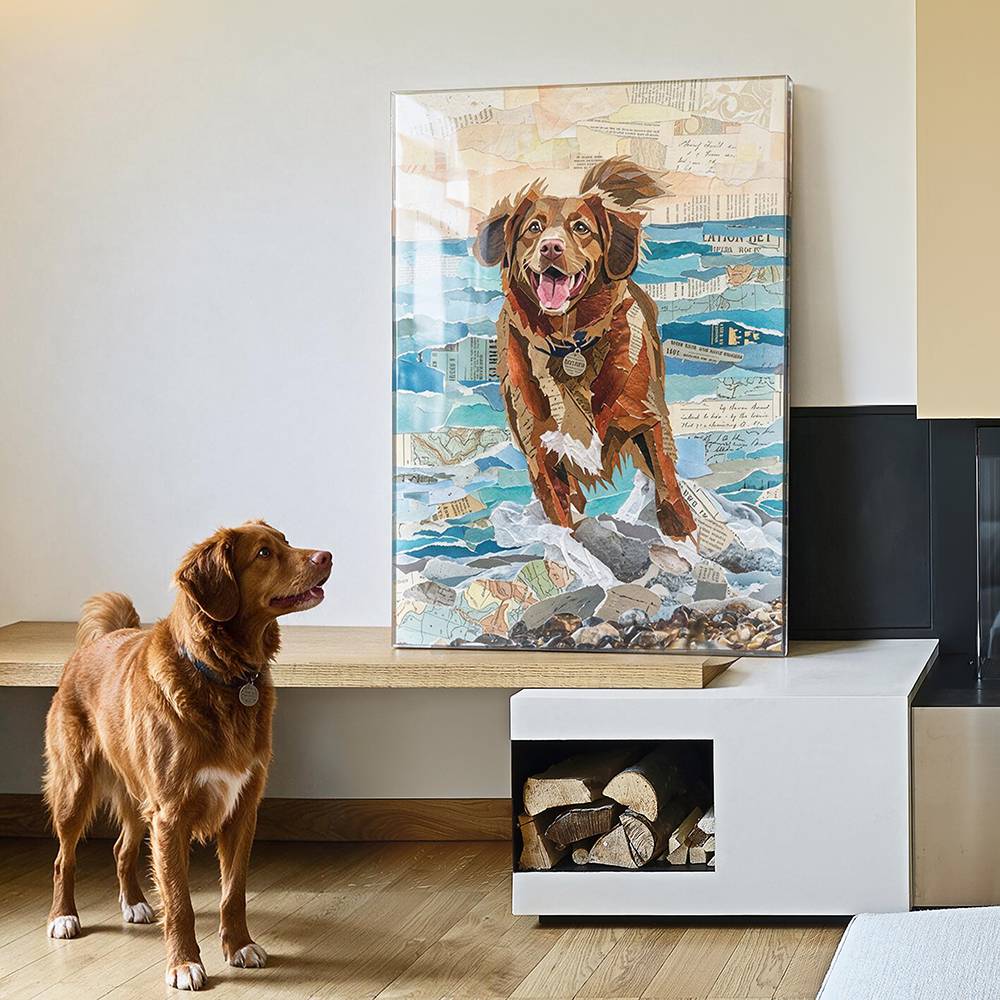 Paper Craft - Custom Pet Collage Portrait Acrylic-1 Paper Craft - Custom Pet Collage Portrait Acrylic-1 product photo