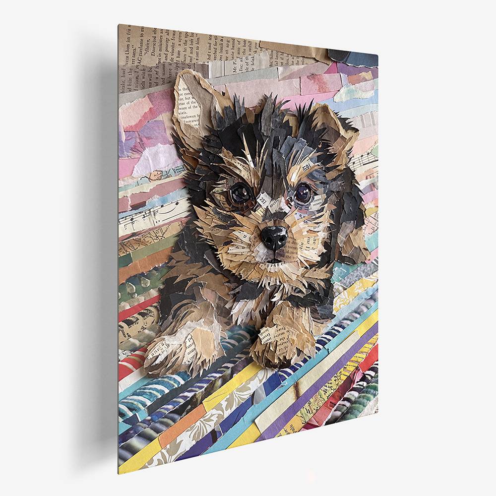 Paper Craft - Custom Pet Collage Portrait Metal-4 Paper Craft - Custom Pet Collage Portrait Metal-4 product photo