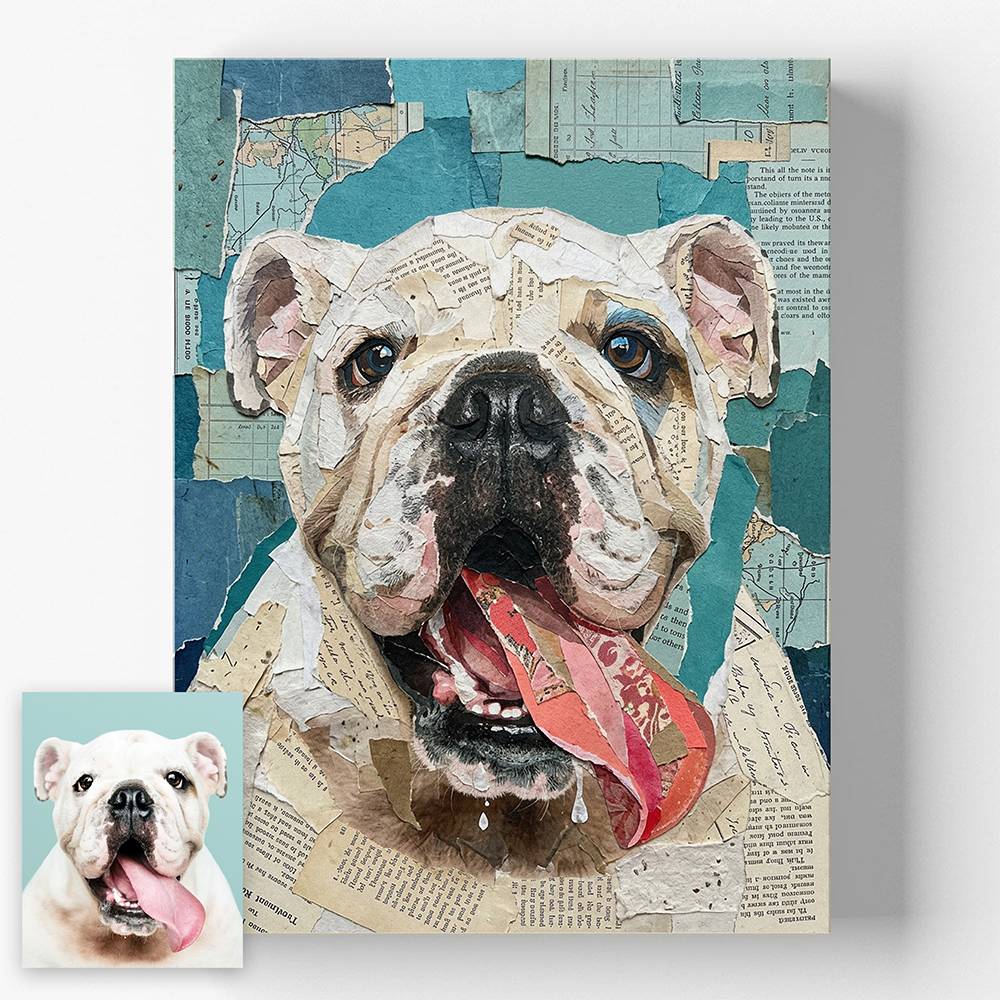 Paper Craft - Custom Pet Collage Portrait Metal-8 Paper Craft - Custom Pet Collage Portrait Metal-8 product photo