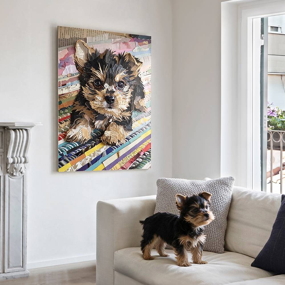 Paper Craft - Custom Pet Collage Portrait Metal-1 Paper Craft - Custom Pet Collage Portrait Metal-1 product photo