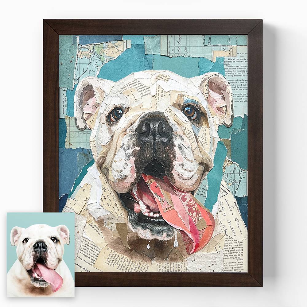 Paper Craft - Custom Pet Collage Portrait Print-5 Paper Craft - Custom Pet Collage Portrait Print-5 product photo