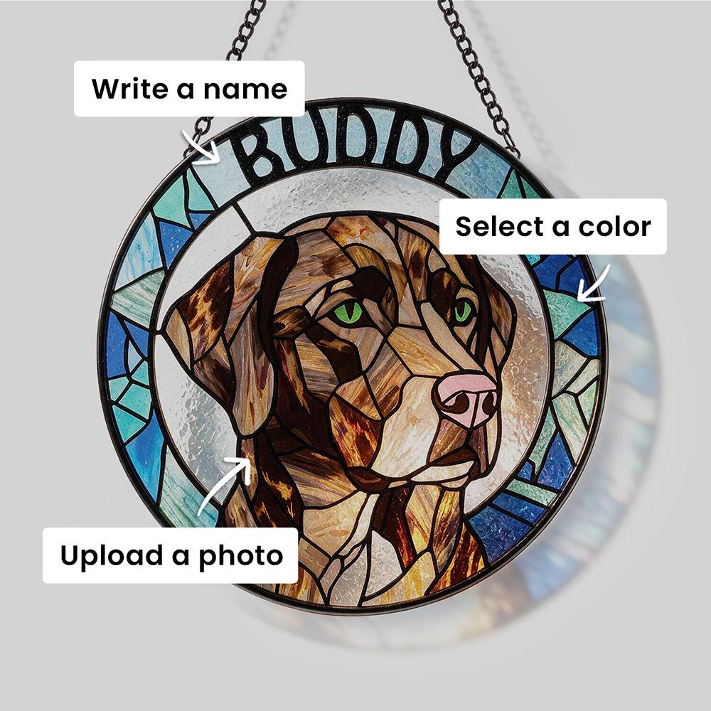 Paws of Light – Custom Pet Suncatcher-4 Paws of Light – Custom Pet Suncatcher-4 product photo