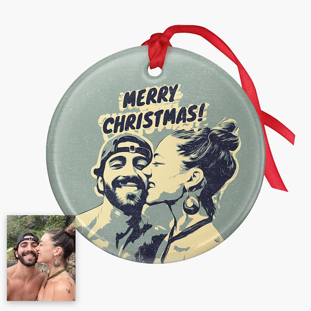Pop Your Memories Personalized Ceramic Ornament-3 product photo