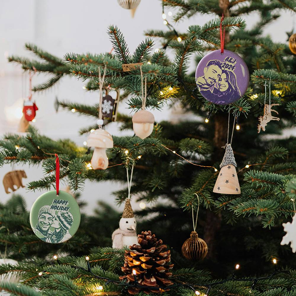 Pop Your Memories Personalized Ceramic Ornament-8 product photo