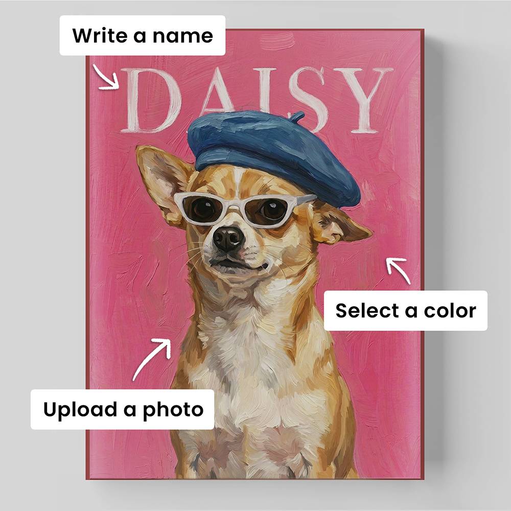 Posh Pet - Custom Pet Portrait Acrylic-7 Posh Pet - Custom Pet Portrait Acrylic-7 product photo