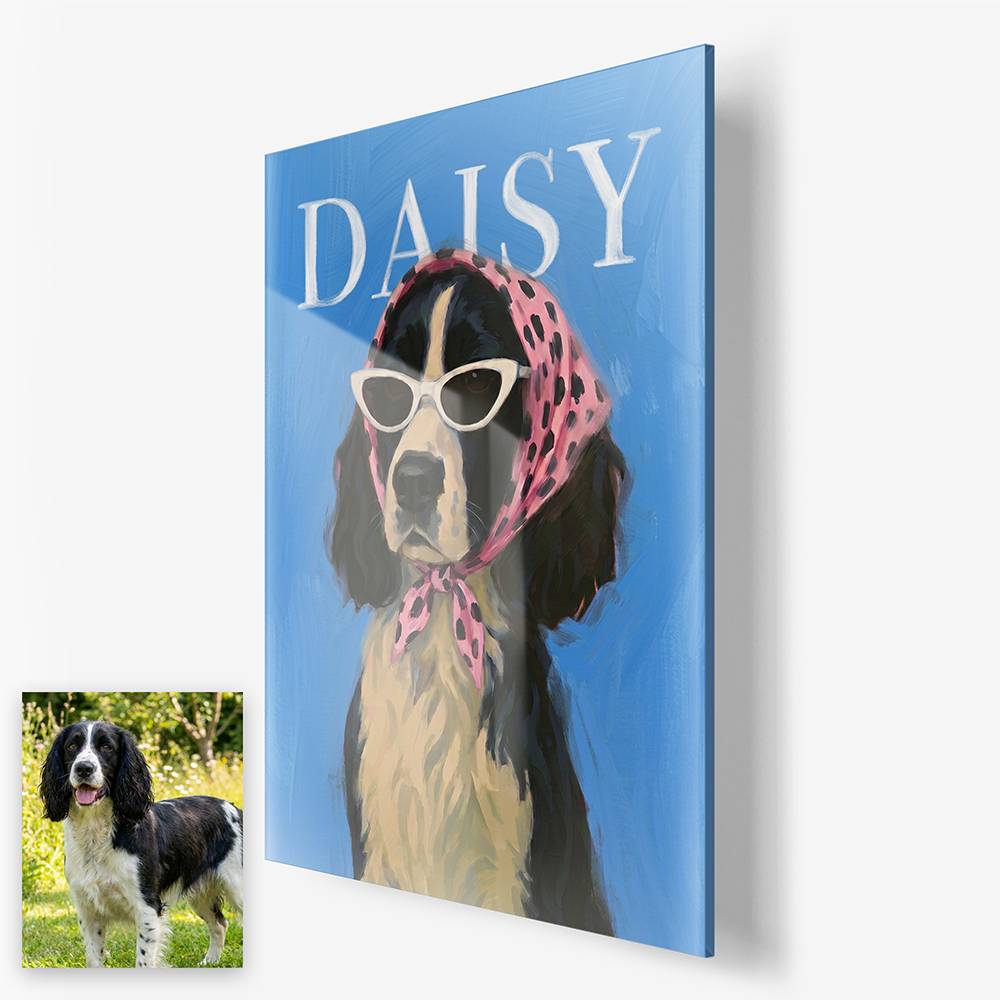 Posh Pet - Custom Pet Portrait Acrylic-2 Posh Pet - Custom Pet Portrait Acrylic-2 product photo