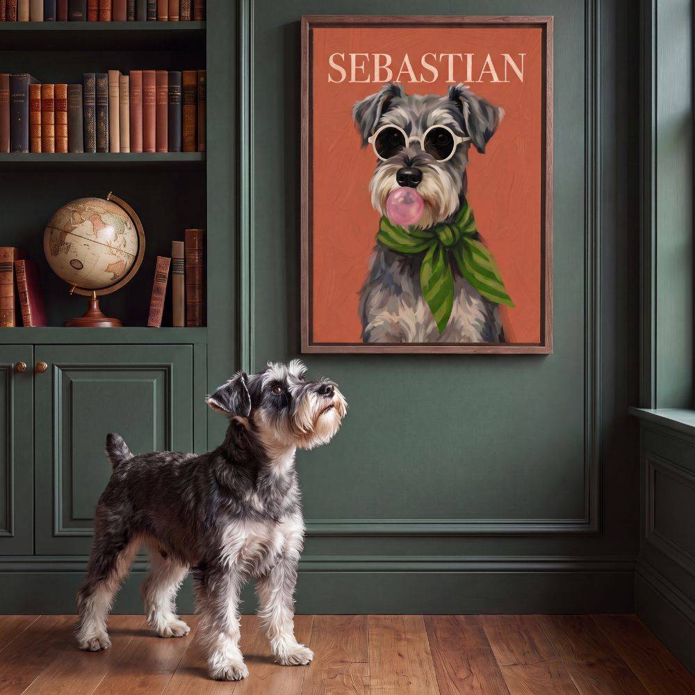 Posh Pet - Custom Pet Portrait Canvas-2 product photo