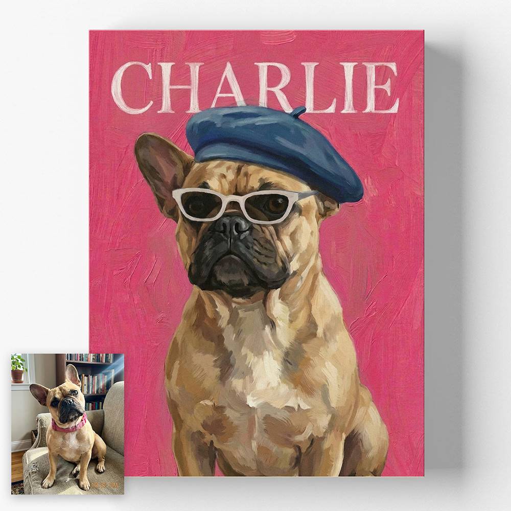 Posh Pet - Custom Pet Portrait Metal-6 Posh Pet - Custom Pet Portrait Metal-6 product photo