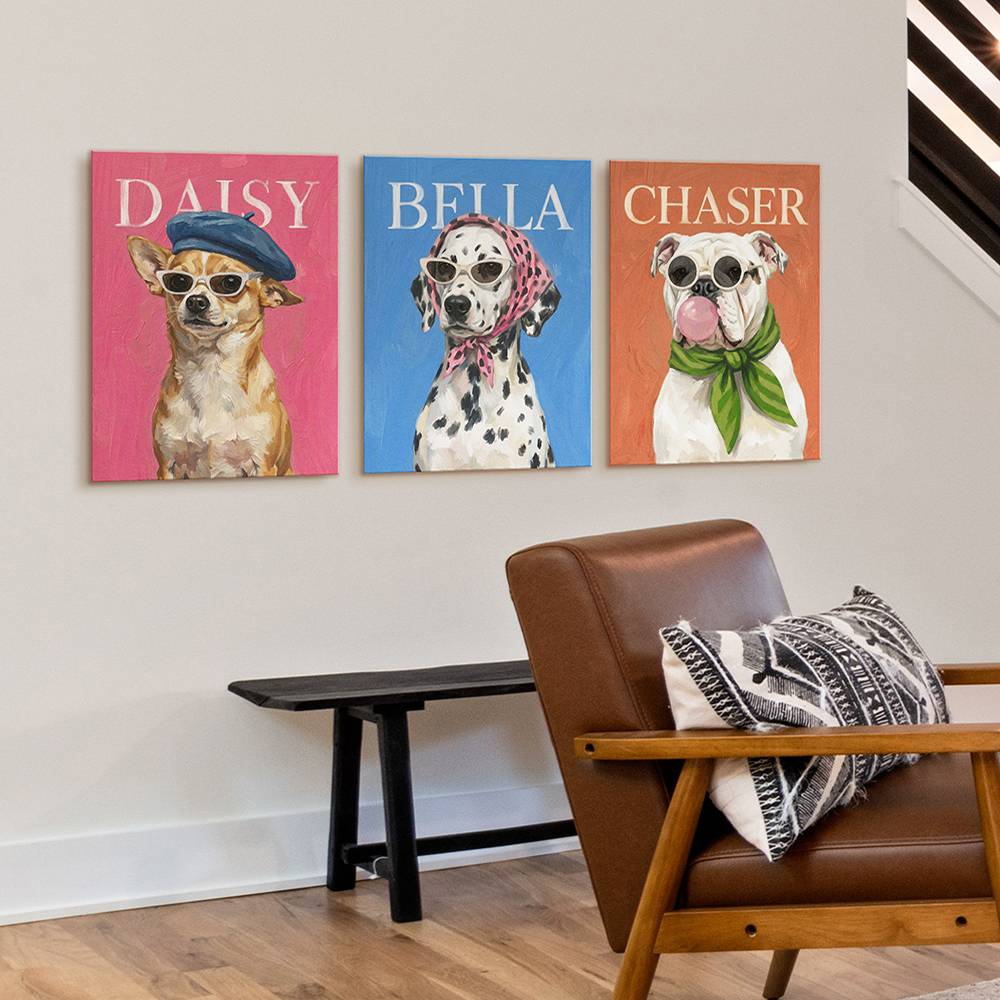 Posh Pet - Custom Pet Portrait Metal-1 Posh Pet - Custom Pet Portrait Metal-1 product photo