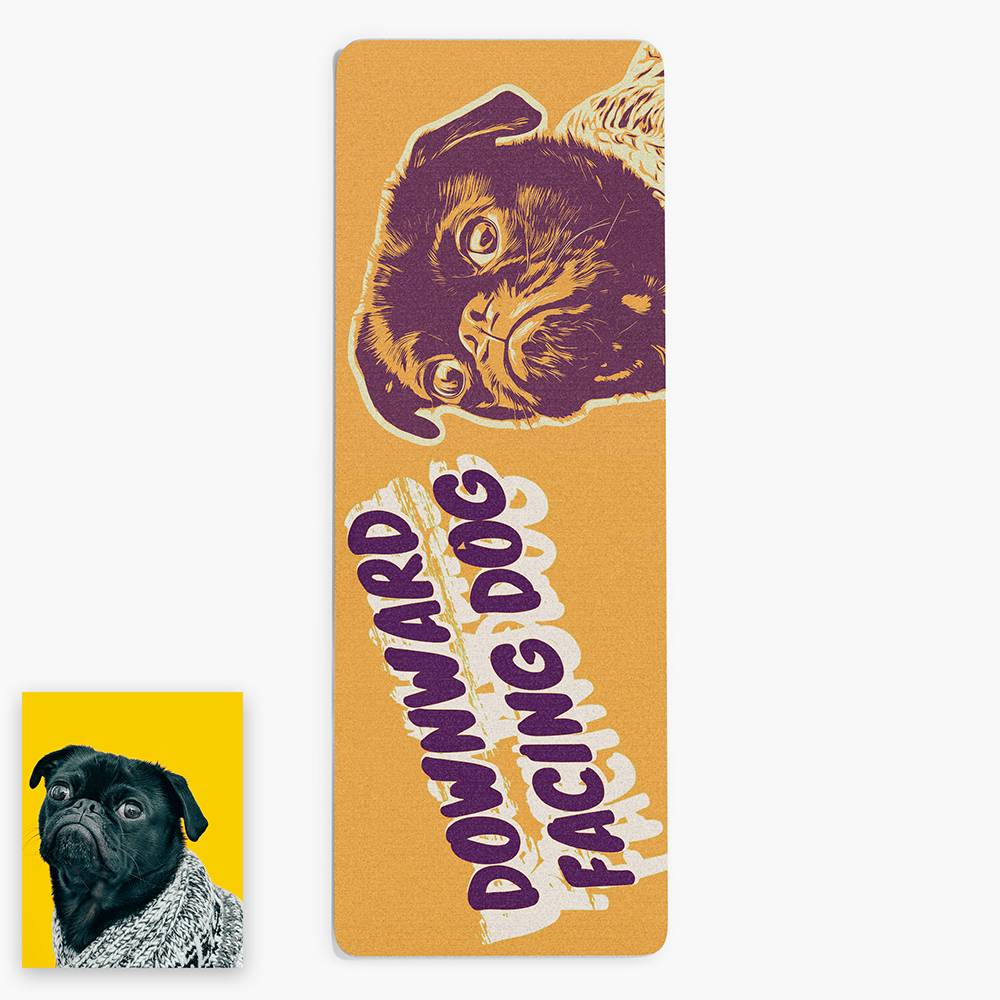 Puppy Pose - Custom Photo Yoga Mat-1 Puppy Pose - Custom Photo Yoga Mat-1 product photo