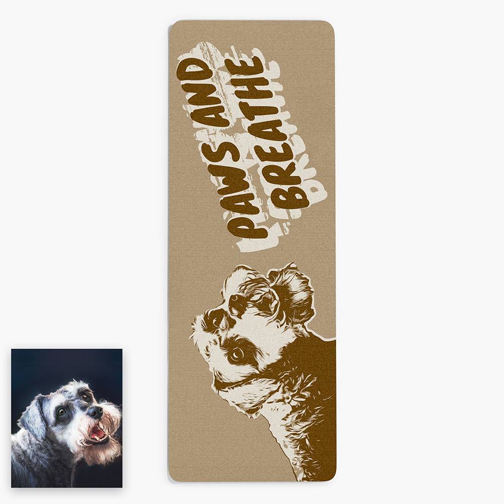 Puppy Pose - Custom Photo Yoga Mat-4 Puppy Pose - Custom Photo Yoga Mat-4 product photo