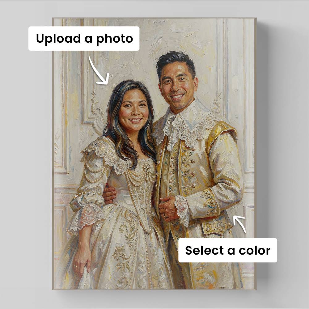 Royal Romance - Custom Acrylic for Couple-2 Royal Romance - Custom Acrylic for Couple-2 product photo