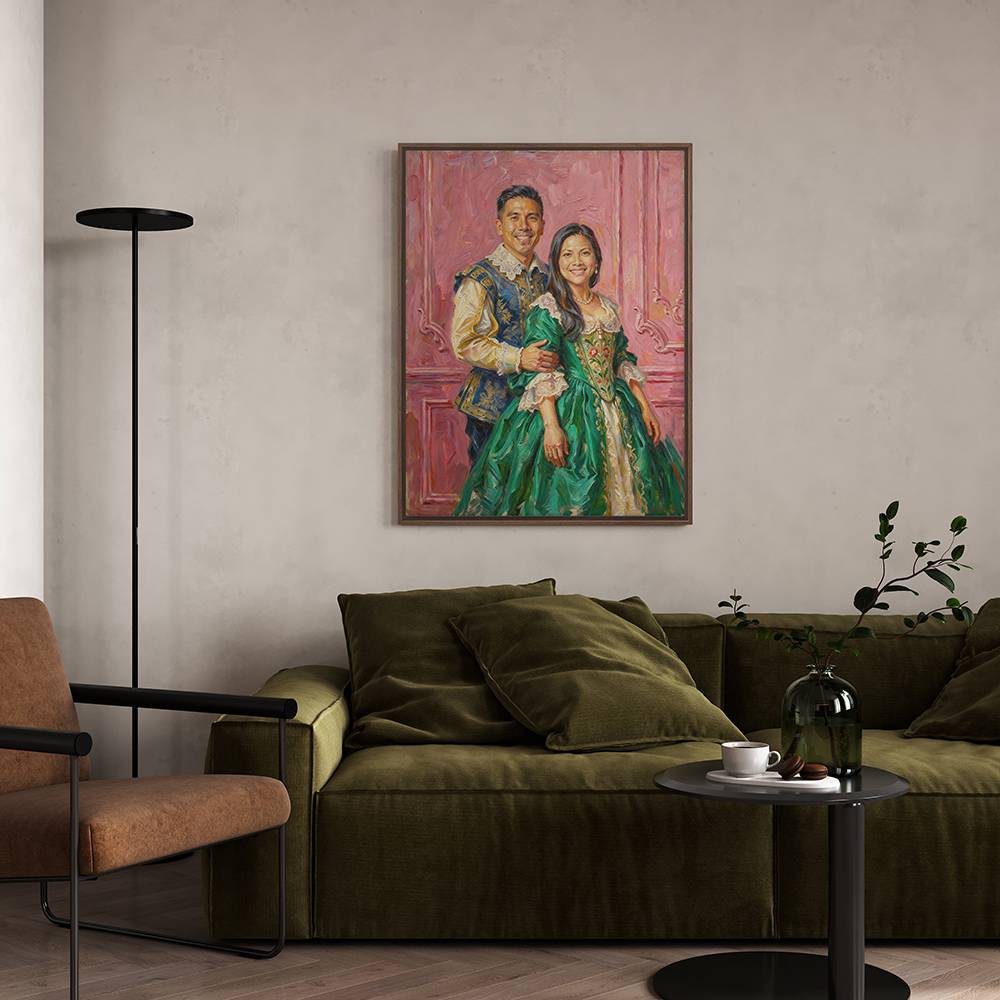 Royal Romance - Custom Canvas for Couple-4 Royal Romance - Custom Canvas for Couple-4 product photo