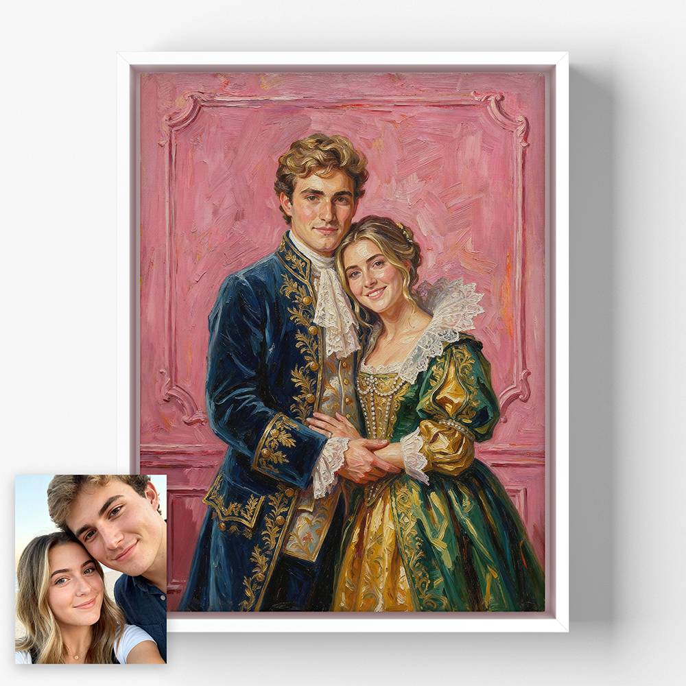 Royal Romance - Custom Canvas for Couple-7 Royal Romance - Custom Canvas for Couple-7 product photo